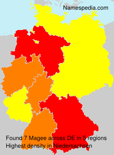 Surname Magee in Germany Surname Magee in Germany
