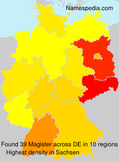 Surname Magister in Germany Surname Magister in Germany