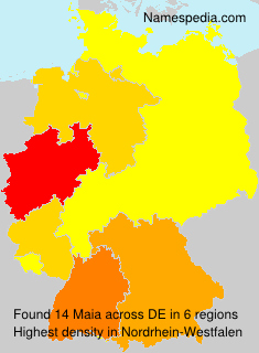Surname Maia in Germany Surname Maia in Germany