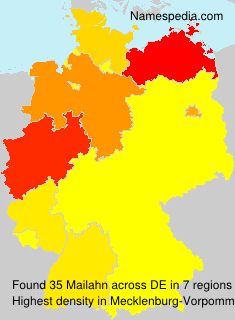Surname Mailahn in Germany Surname Mailahn in Germany
