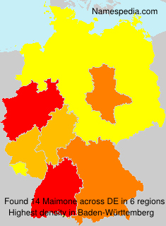 Surname Maimone in Germany Surname Maimone in Germany