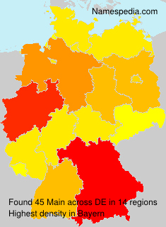 Surname Main in Germany Surname Main in Germany