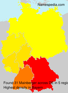 Surname Mainberger in Germany Surname Mainberger in Germany