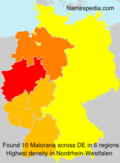 Surname Maiorana in Germany Surname Maiorana in Germany