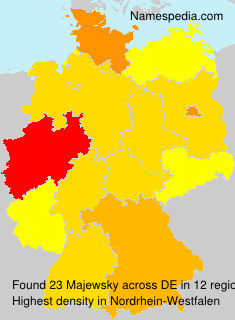Surname Majewsky in Germany Surname Majewsky in Germany