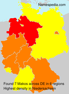Surname Makos in Germany Surname Makos in Germany