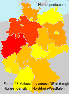 Surname Makoschey in Germany Surname Makoschey in Germany