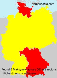 Surname Maksymiw in Germany Surname Maksymiw in Germany