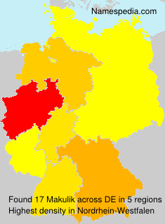 Surname Makulik in Germany Surname Makulik in Germany