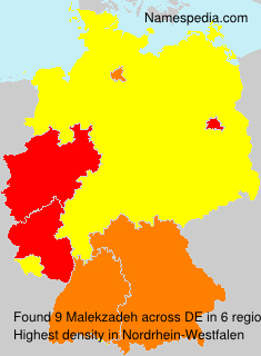 Surname Malekzadeh in Germany Surname Malekzadeh in Germany