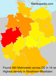 Surname Malinowski in Germany Surname Malinowski in Germany