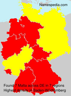 Surname Malta in Germany Surname Malta in Germany