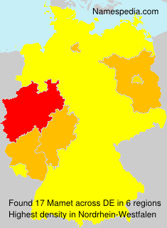 Surname Mamet in Germany Surname Mamet in Germany