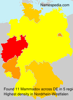 Surname Mammadov in Germany Surname Mammadov in Germany