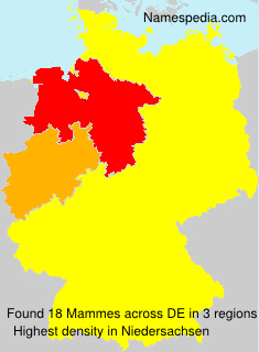 Surname Mammes in Germany Surname Mammes in Germany