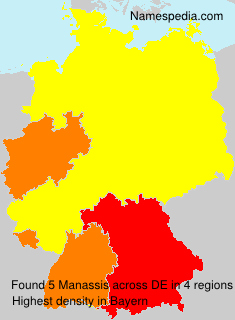 Surname Manassis in Germany Surname Manassis in Germany
