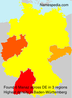 Surname Manaz in Germany Surname Manaz in Germany