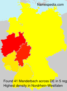 Surname Manderbach in Germany Surname Manderbach in Germany