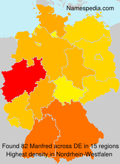 Surname Manfred in Germany Surname Manfred in Germany