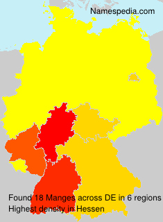 Surname Manges in Germany Surname Manges in Germany