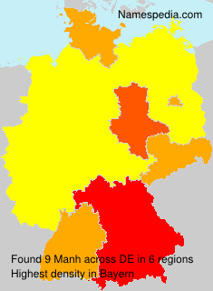 Surname Manh in Germany Surname Manh in Germany
