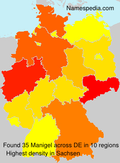 Surname Manigel in Germany Surname Manigel in Germany