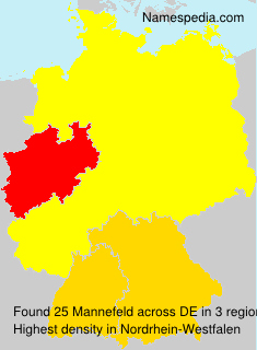 Surname Mannefeld in Germany Surname Mannefeld in Germany