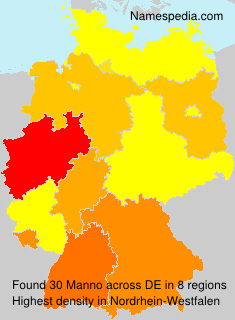 Surname Manno in Germany Surname Manno in Germany