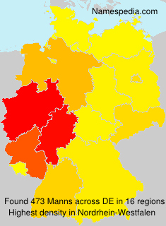 Surname Manns in Germany Surname Manns in Germany