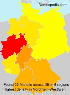 Surname Manolis in Germany Surname Manolis in Germany