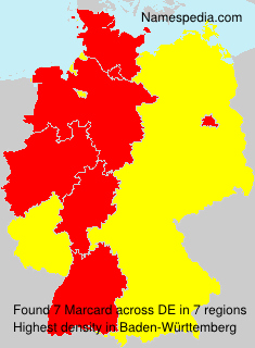 Surname Marcard in Germany Surname Marcard in Germany