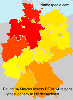 Surname Marcks in Germany Surname Marcks in Germany