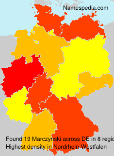 Surname Marczynski in Germany Surname Marczynski in Germany