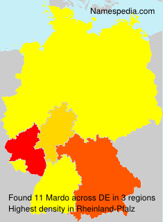 Surname Mardo in Germany Surname Mardo in Germany