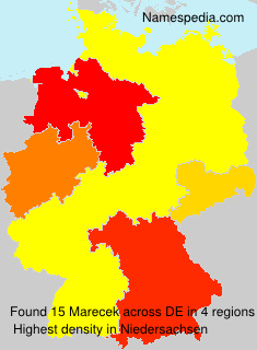 Surname Marecek in Germany Surname Marecek in Germany