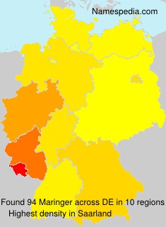 Surname Maringer in Germany Surname Maringer in Germany