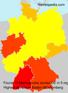 Surname Markopoulos in Germany Surname Markopoulos in Germany