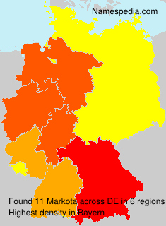 Surname Markota in Germany Surname Markota in Germany