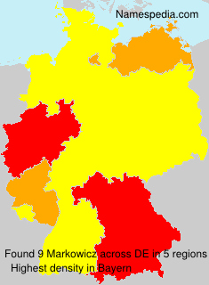 Surname Markowicz in Germany Surname Markowicz in Germany