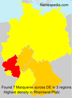 Surname Marquenie in Germany Surname Marquenie in Germany