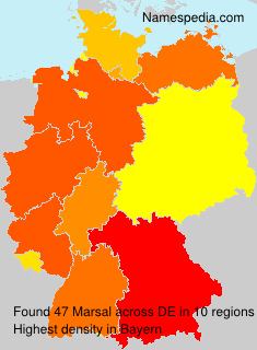 Surname Marsal in Germany Surname Marsal in Germany