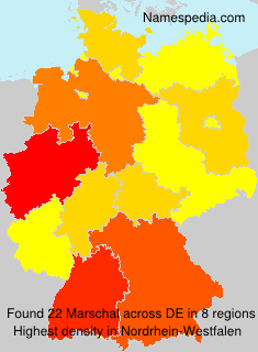 Surname Marschal in Germany Surname Marschal in Germany