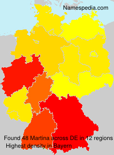 Surname Martina in Germany Surname Martina in Germany