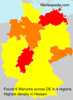 Surname Marucha in Germany Surname Marucha in Germany