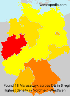 Surname Maruszczyk in Germany Surname Maruszczyk in Germany