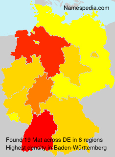 Surname Mat in Germany Surname Mat in Germany