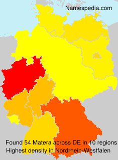 Surname Matera in Germany Surname Matera in Germany