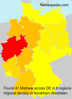 Surname Mathew in Germany Surname Mathew in Germany