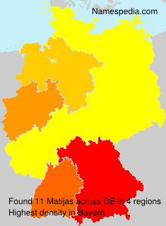Surname Matijas in Germany Surname Matijas in Germany