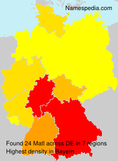 Surname Matl in Germany Surname Matl in Germany